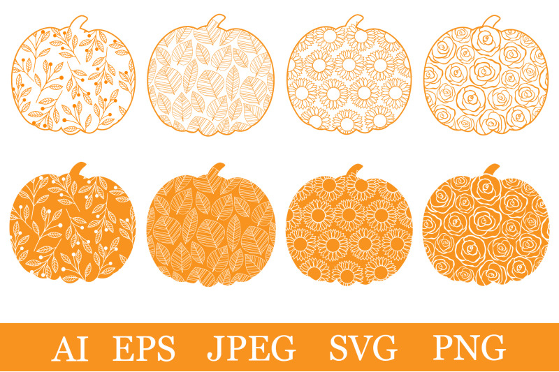 flower-pumpkin-pumpkin-silhouette-thanksgiving-harvest