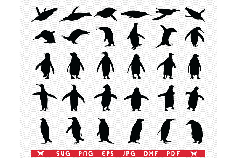svg-penguins-black-silhouettes-digital-clipart