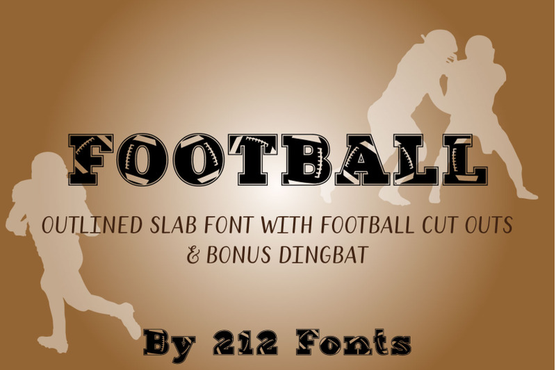 football-bold-font-otf-with-bonus-dingbat-font