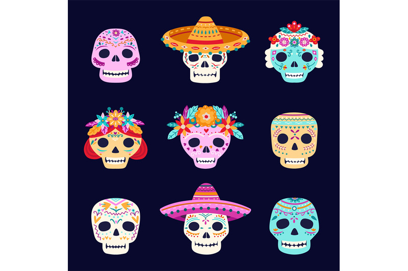 dead-day-skulls-mexican-skeleton-skull-wearing-sombrero-latinas-hat