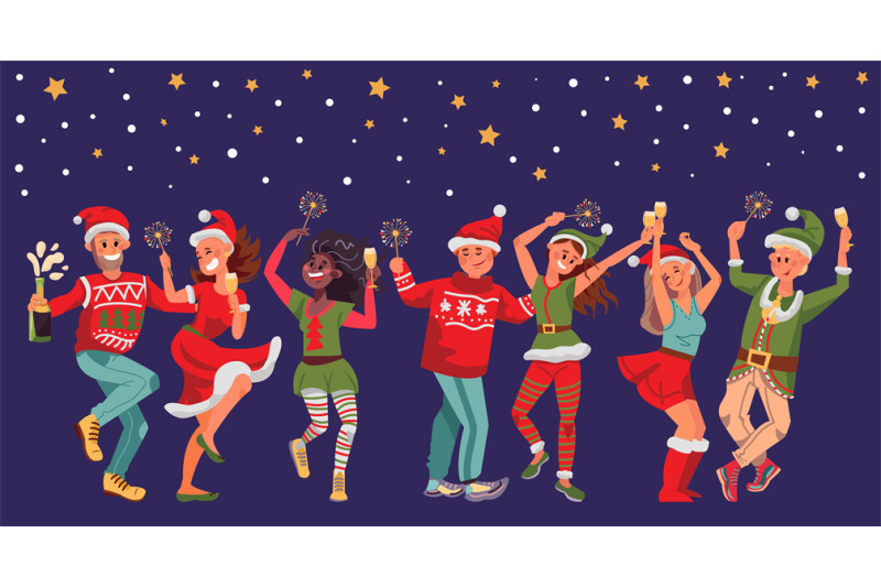 christmas-festive-people-fun-woman-man-young-friends-dance-on-new-ye