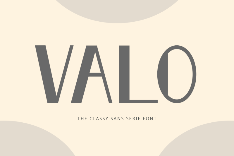 valo-classy-sans-serif