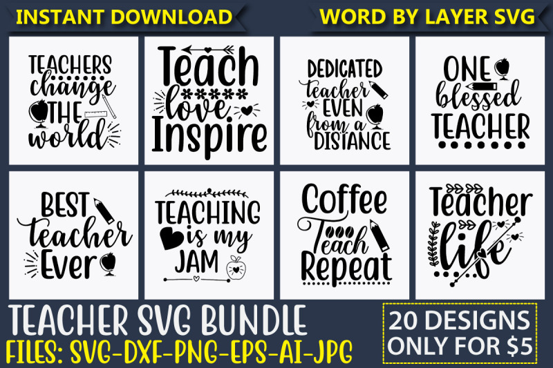 teacher-svg-bundle