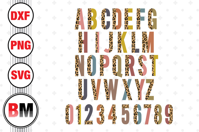 half-leopard-font-png-jpg-files