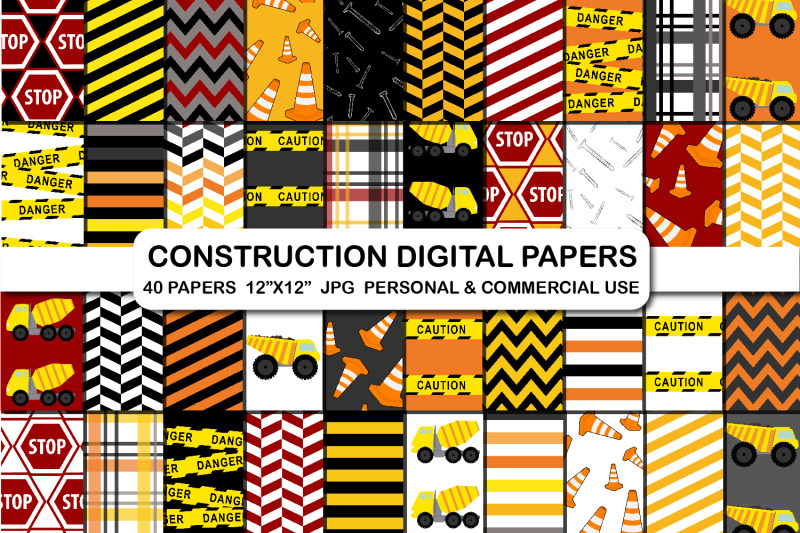 construction-digital-paper-pack-dump-truck-background