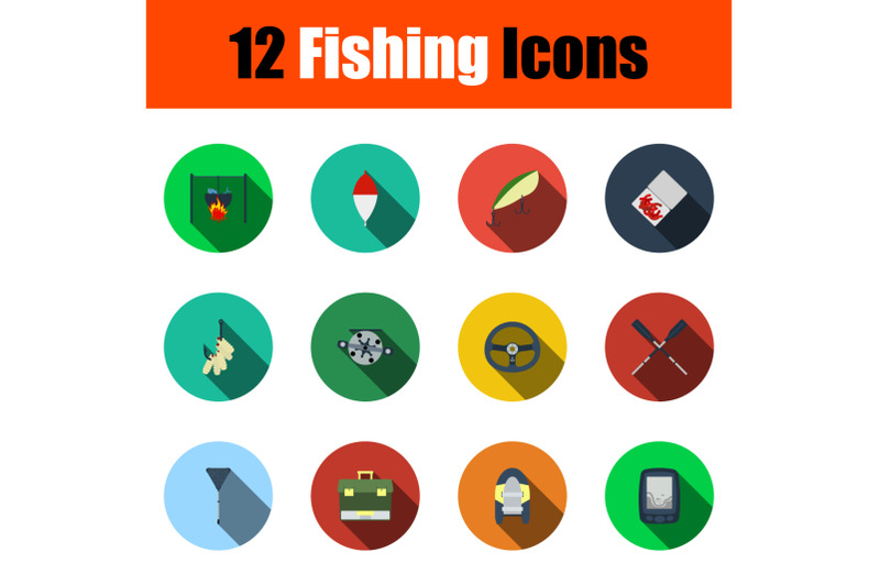 fishing-icon-set