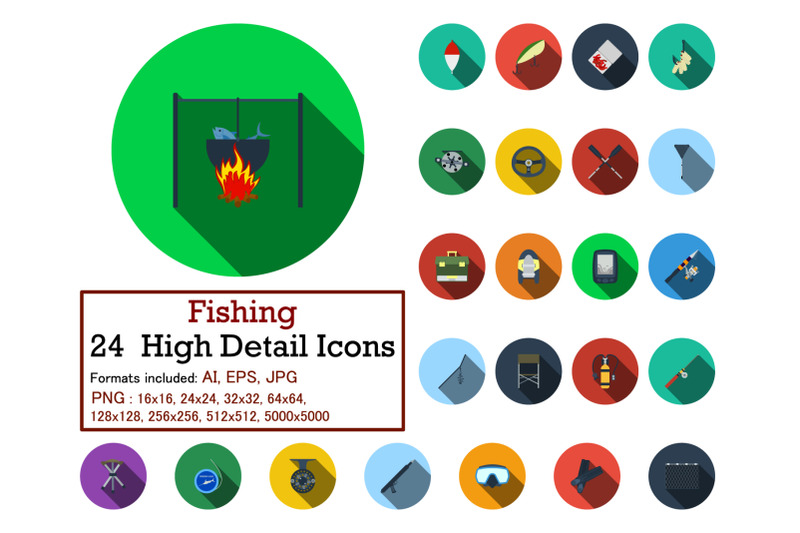 fishing-icon-set