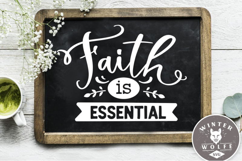 faith-is-essential-svg-eps-dxf-png