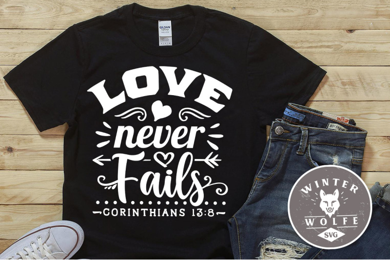 love-never-fails-svg-eps-dxf-png