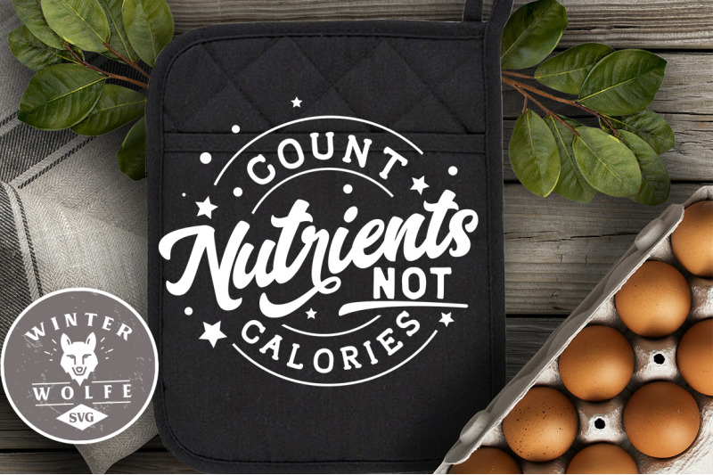 count-nutrients-not-calories-svg-eps-dxf-png