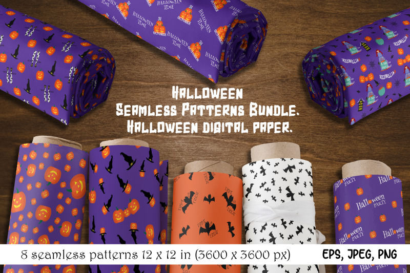 halloween-seamless-patterns-bundle-halloween-digital-paper-bundle
