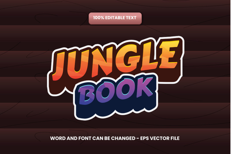 jungle-book-editable-text-effect-vector-adobe-illustrator