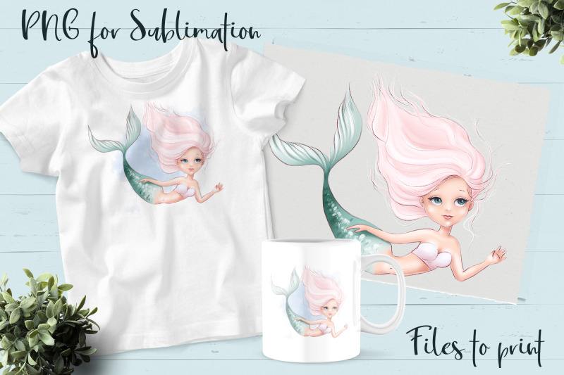 mermaid-sublimation-design-for-printing