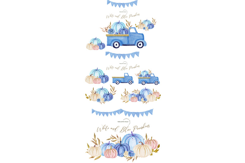 pick-up-car-blue-pumpkin-clipart-pastel-blue-pumpkin