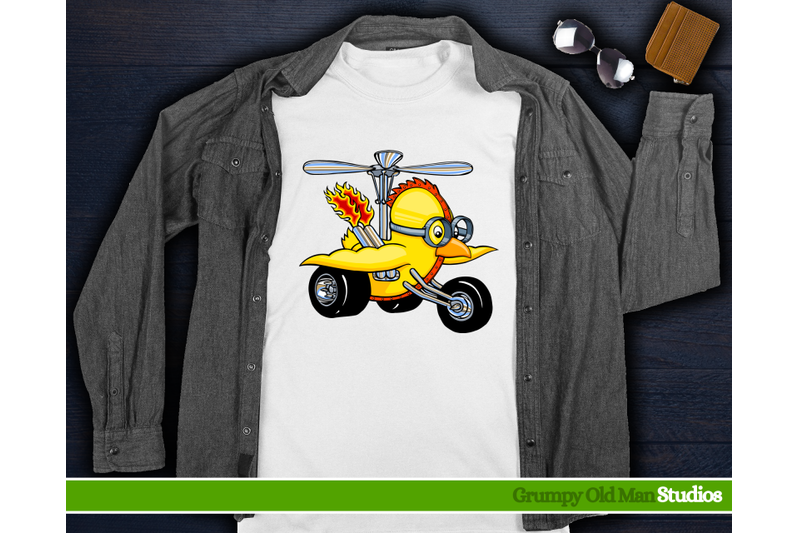 mechanical-chicken-mechanical-animal-hot-rod-with-propeller