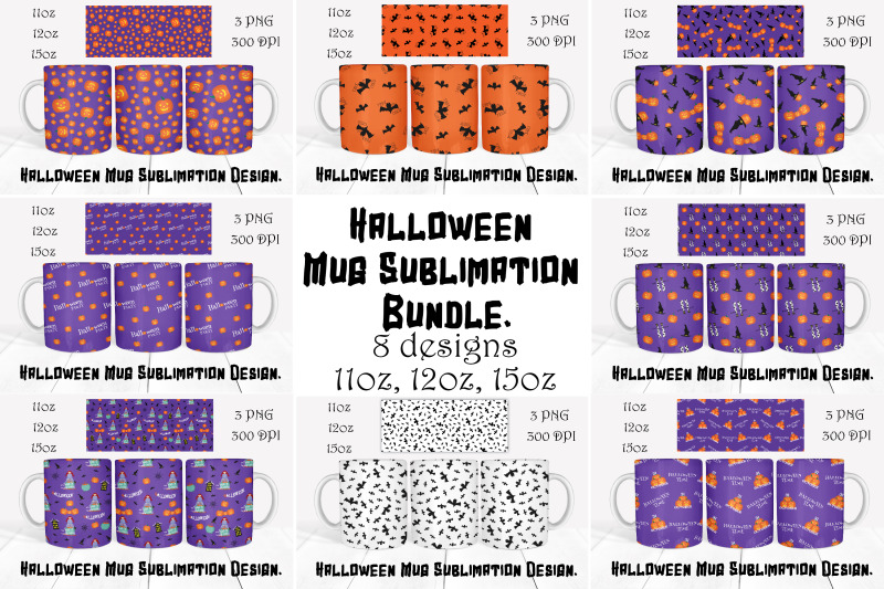 halloween-mug-sublimation-bundle-set-of-8-png-mug-wrap-designs-11oz