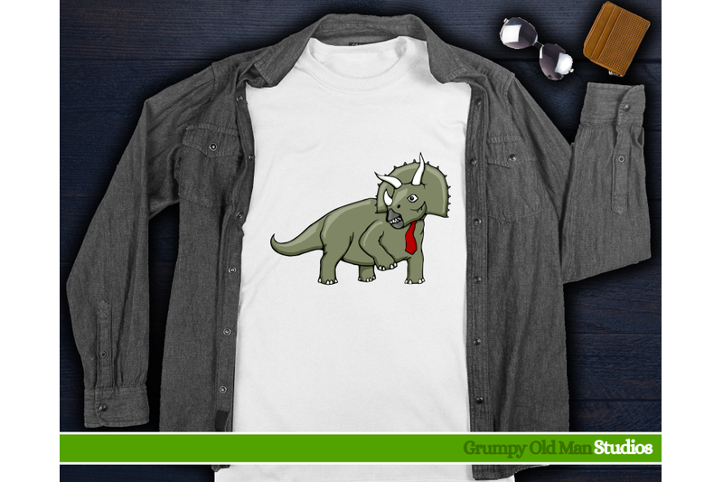 triceratops-with-tie-dinosaur