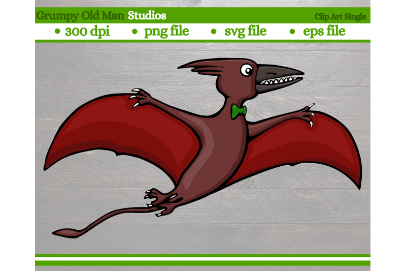 pterodactyl-with-bow-tie-dinosaur