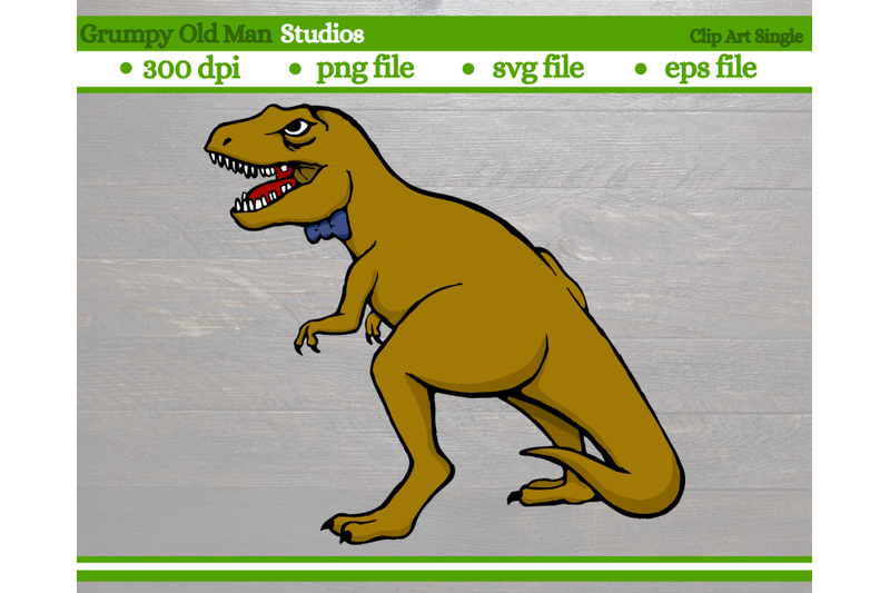 t-rex-with-bow-tie-tyrannasaurus-rex-dinosaur