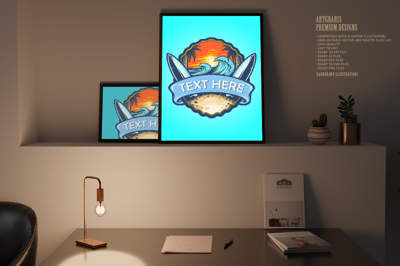 surf-board-logo-landscape-vintage