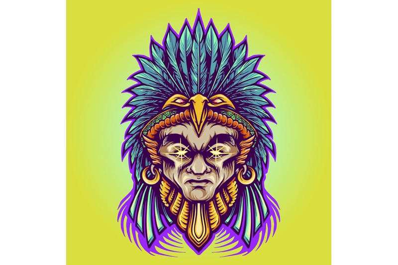 aztec-indian-american-warrior