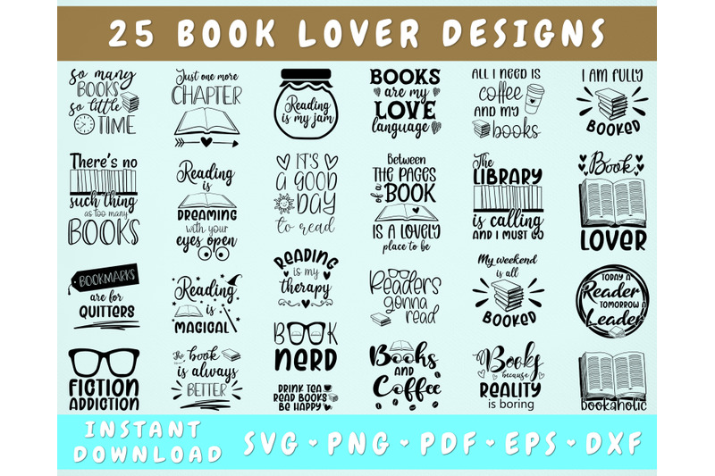 book-lover-svg-bundle-25-designs-reading-quote-svg-cut-files