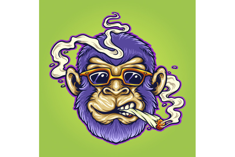 cool-monkey-stoner-cannabis-smoking