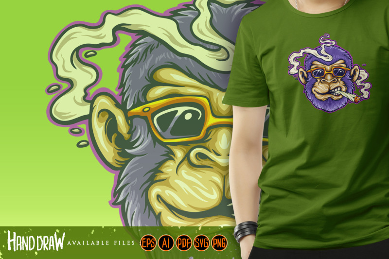 cool-monkey-stoner-cannabis-smoking