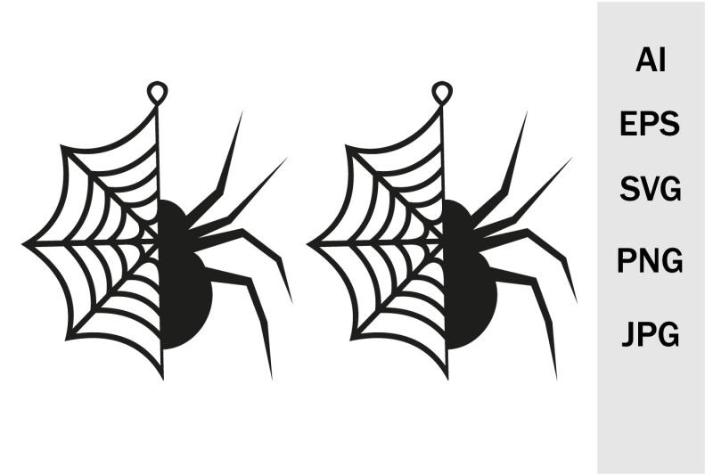 earrings-and-pendants-for-halloween-svg-template