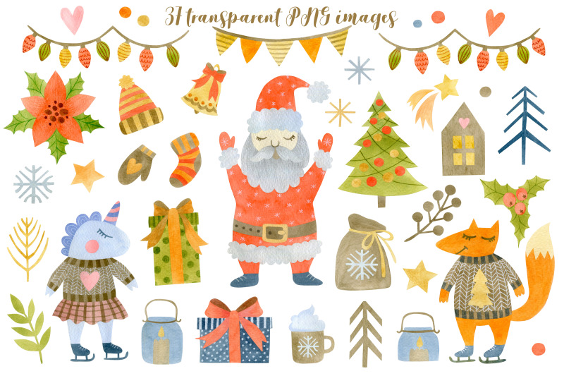 watrcolor-christmas-clipart