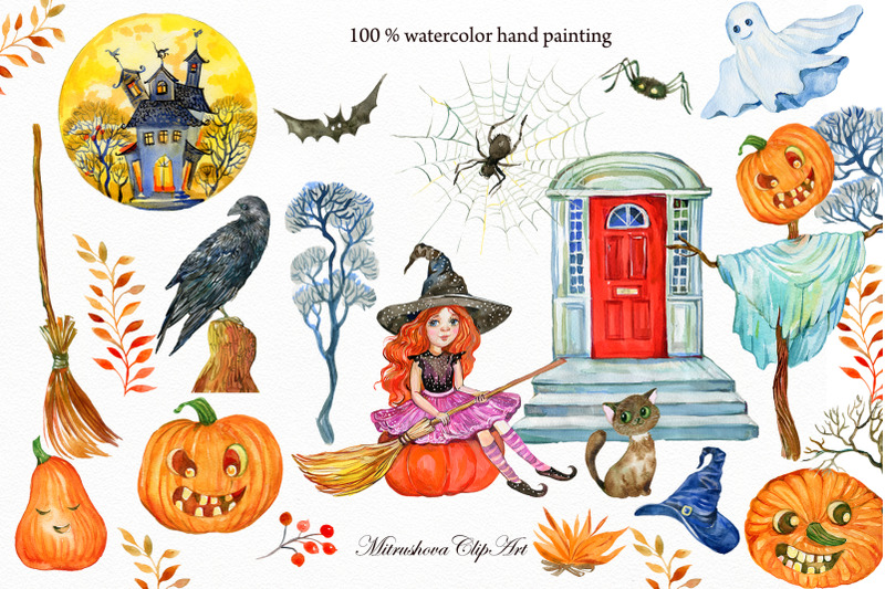 halloween-watercolor-set