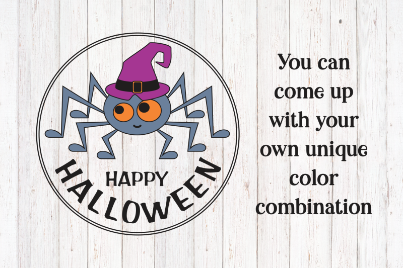 happy-halloween-round-sign-svg-with-spider