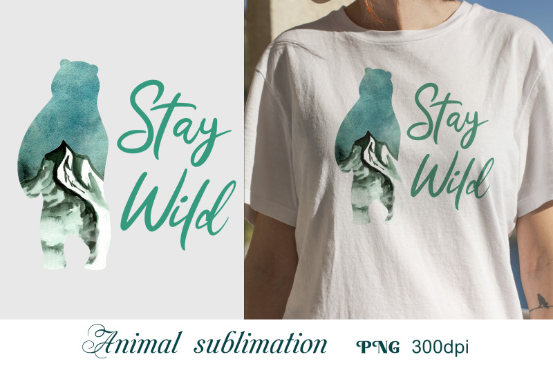 sublimation-designs-for-tshirts-animal-silhouette-png-forest