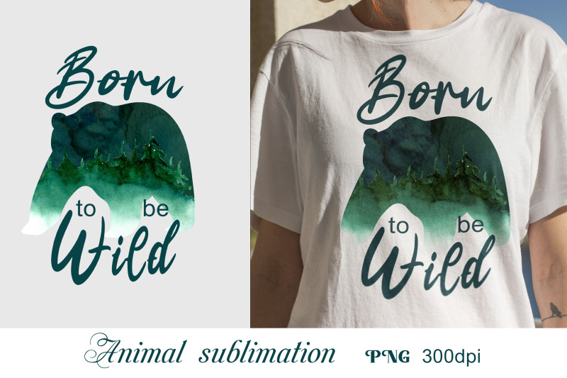 sublimation-designs-for-tshirts-animal-silhouette-png-forest