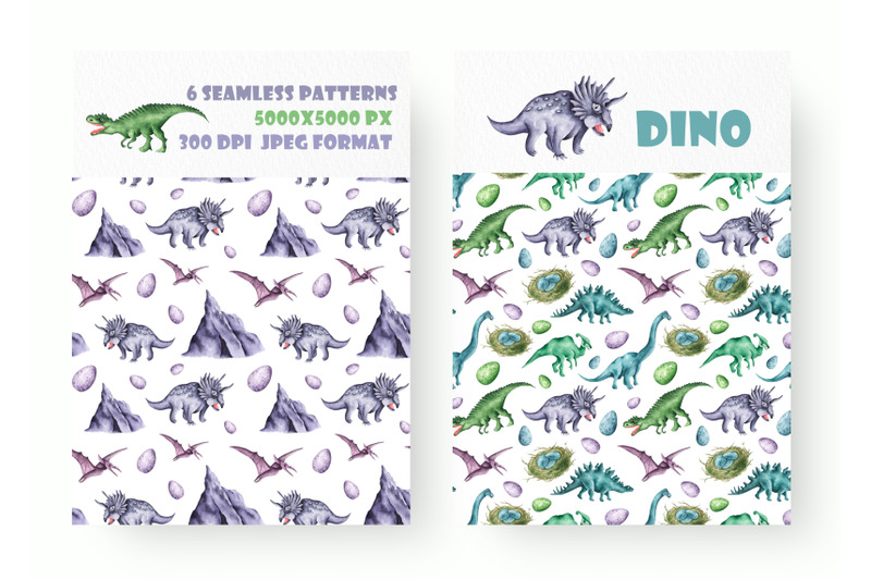 dinosaurs-seamless-pattern-dino-watercolor-digital-paper-baby-boy