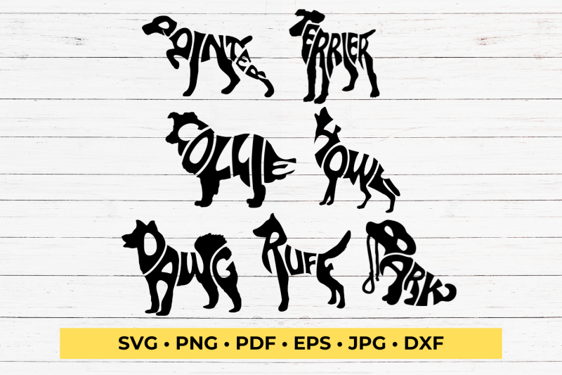 7-dogs-typography-bundle-svg-cut-files