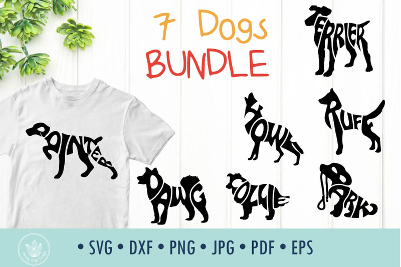 7-dogs-typography-bundle-svg-cut-files