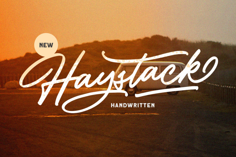 haystack-handwritten-script