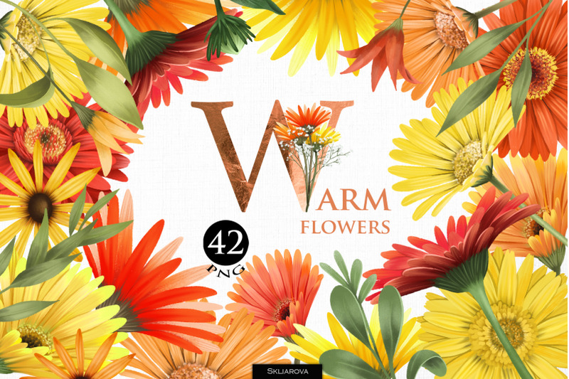 warm-flowers-clipart