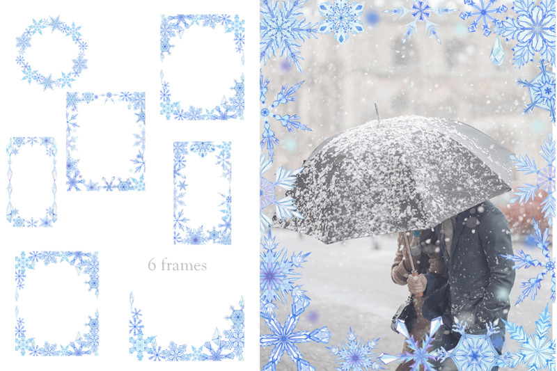 snowflakes-watercolor-clipart