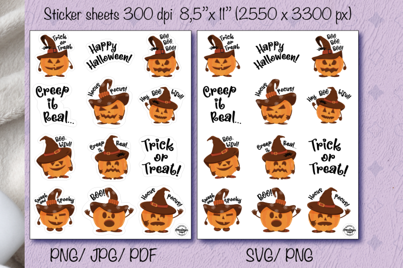 halloween-stickers-bundle-pumpkin-stickers-pack-funny-stickers-spoo