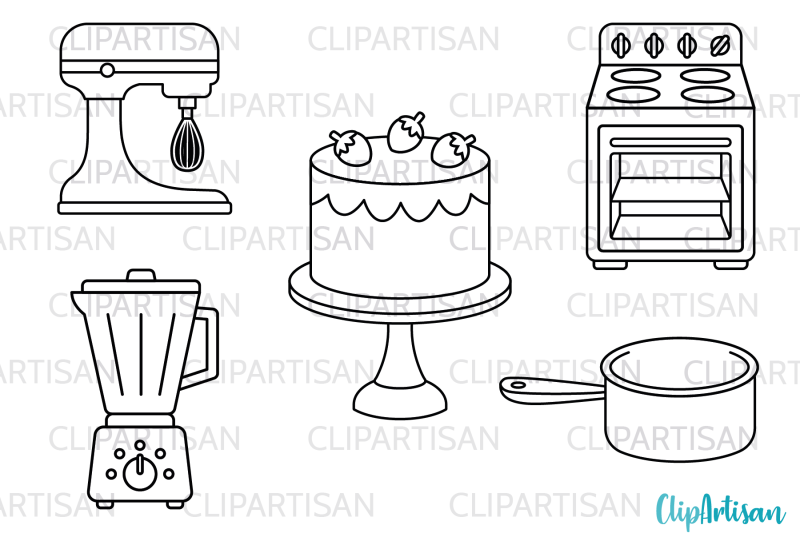kitchen-tools-baking-cooking-clip-art-digital-stamps