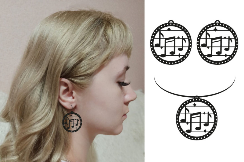 earrings-and-pendants-music-svg-template