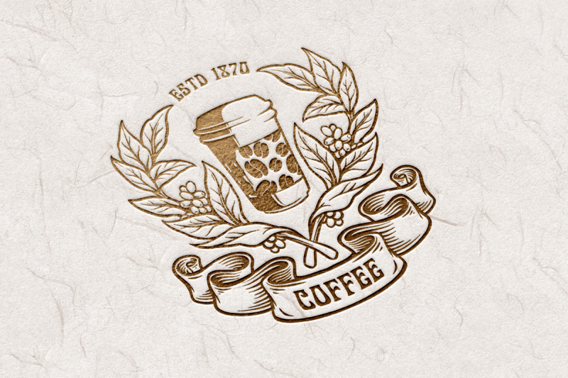 coffee-plant-cup-glass-silhouette-logo