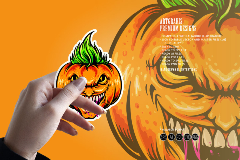 halloween-joker-pumpkins