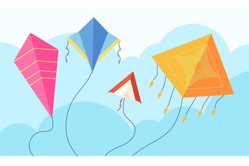 kites-in-sky-fun-fly-kite-child-toy-flying-wind-kiting-makar-sankr