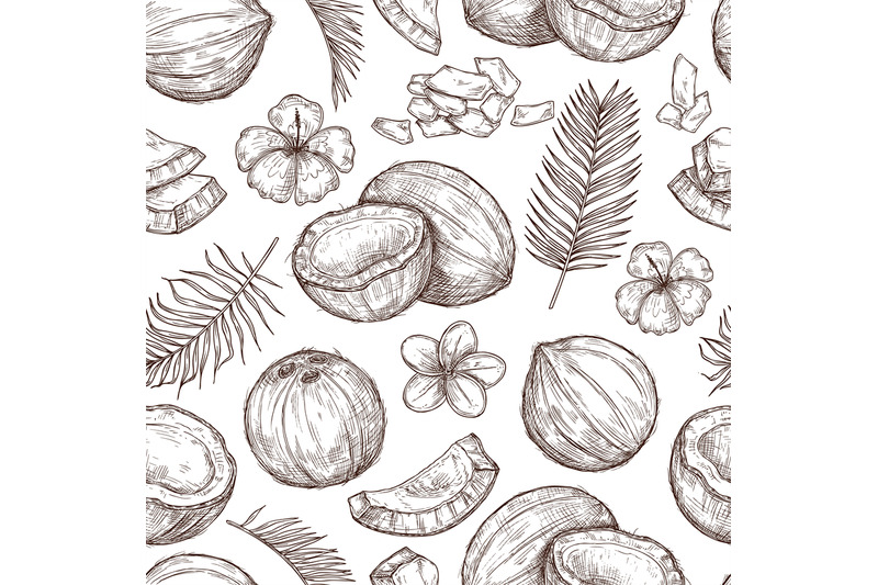 coconut-seamless-pattern-fresh-food-tropical-leaf-flowers-print-par