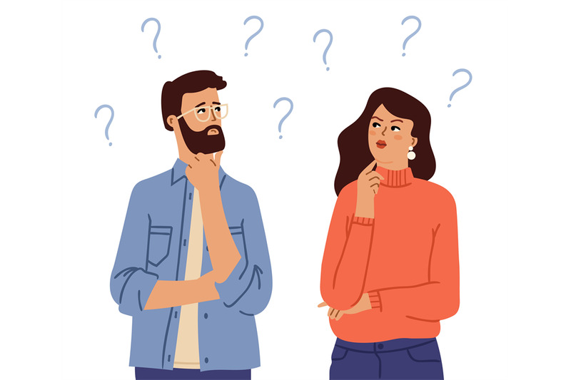 couple-thinking-confused-people-doubt-girl-man-with-question-marks