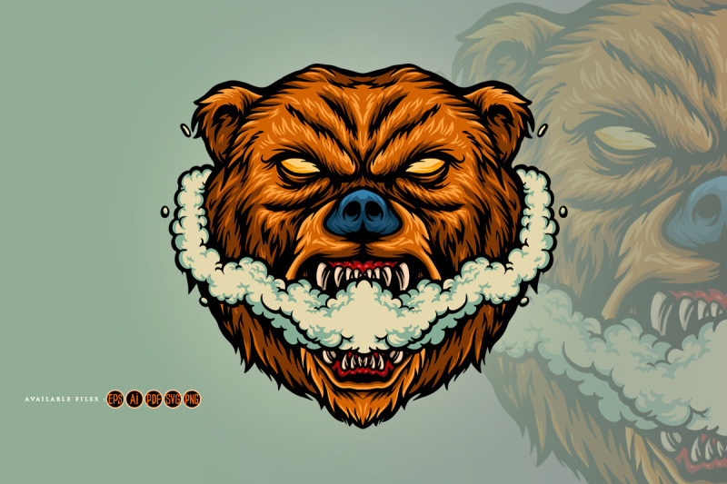 bear-smoking-vape-grizzly-illustrations