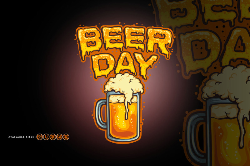 happy-beer-day-glass-mascot-illustrations